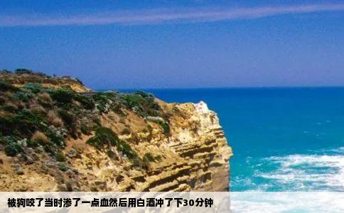 被狗咬了当时渗了一点血然后用白酒冲了下30分钟