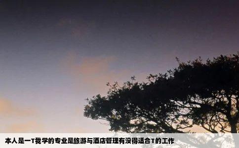 本人是一T我学的专业是旅游与酒店管理有没得适合T的工作