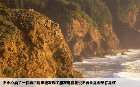 不小心卖了一件酒给朋友被发现了朋友威胁我说不要让我看见你我该
