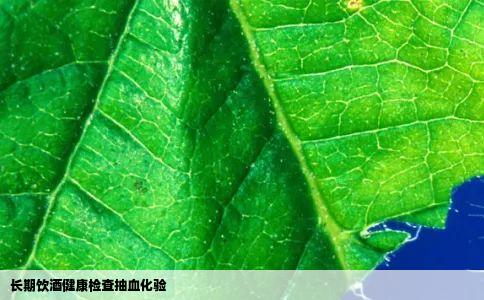 长期饮酒健康检查抽血化验