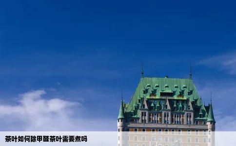 茶叶如何除甲醛茶叶需要煮吗