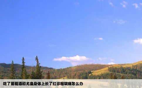 吃了葡萄酒和尤鱼身体上长了红诊喉咙痛怎么办