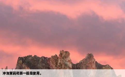 冲泡茉莉花茶一般是使用