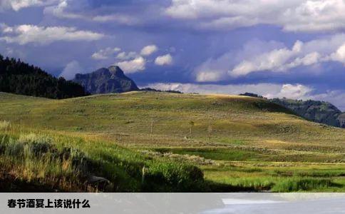 春节酒宴上该说什么