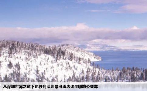 从深圳世界之窗下地铁到深圳景田酒店该坐哪路公交车