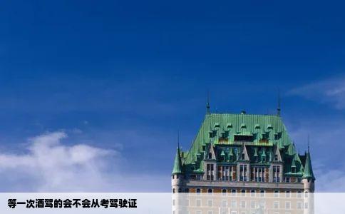 等一次酒驾的会不会从考驾驶证