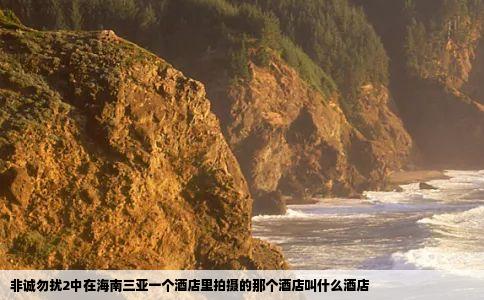 非诚勿扰2中在海南三亚一个酒店里拍摄的那个酒店叫什么酒店