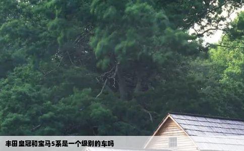 丰田皇冠和宝马5系是一个级别的车吗