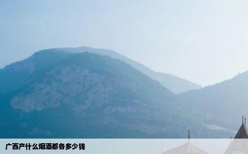 广西产什么烟酒都各多少钱