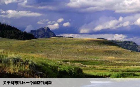 关于阿布扎比一个酒店的问题