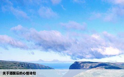 关于酒醒后的心情诗句