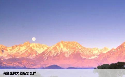 海岛渔村大酒店怎么样