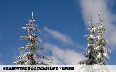 海贼王里宾克斯的美酒要带歌词的要歌能下载的谢谢