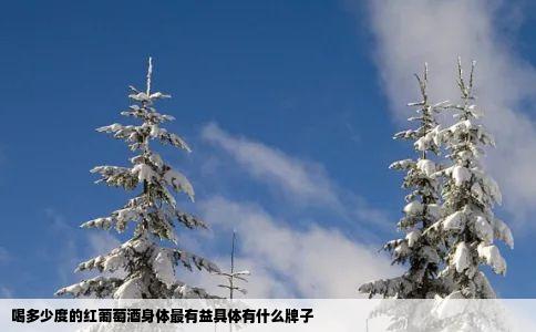 喝多少度的红葡萄酒身体最有益具体有什么牌子