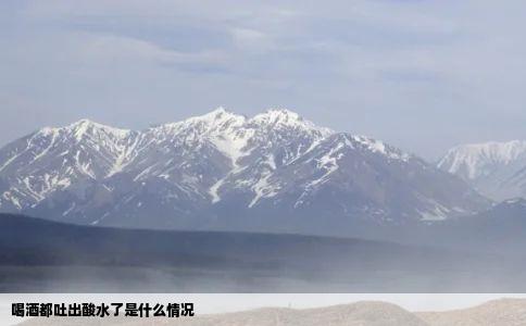 喝酒都吐出酸水了是什么情况