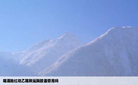 喝酒脸红吃乙醛脱氢酶胶囊管用吗