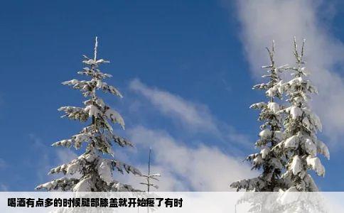 喝酒有点多的时候腿部膝盖就开始疼了有时