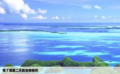 喝了酒第二天能去体检吗