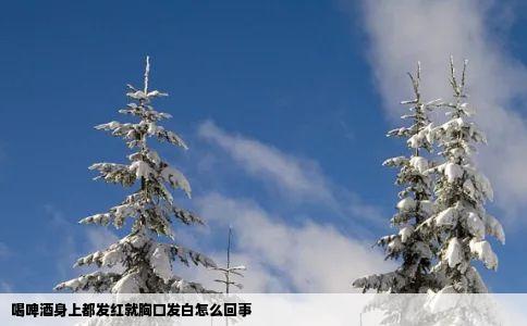 喝啤酒身上都发红就胸口发白怎么回事