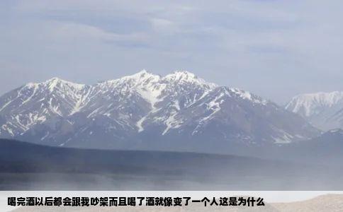 喝完酒以后都会跟我吵架而且喝了酒就像变了一个人这是为什么