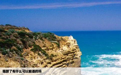 喝醉了有什么可以解酒的吗