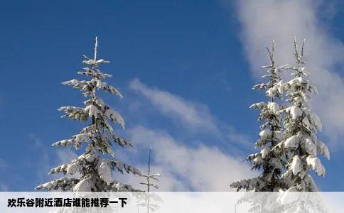 欢乐谷附近酒店谁能推荐一下