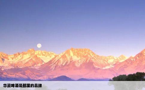 华润啤酒是那里的品牌