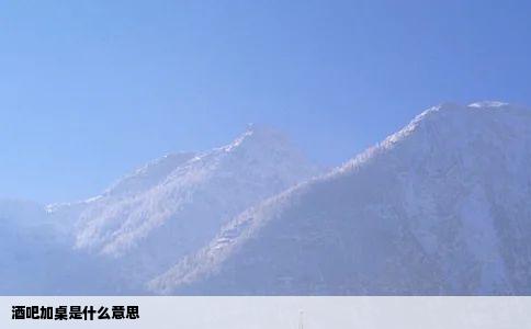 酒吧加桌是什么意思