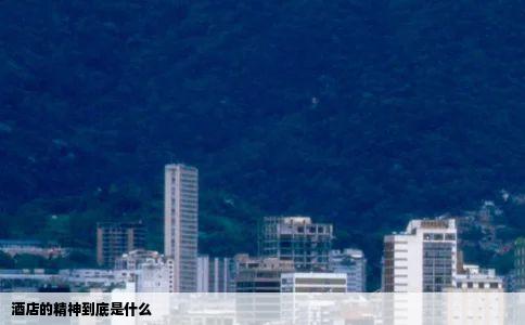 酒店的精神到底是什么