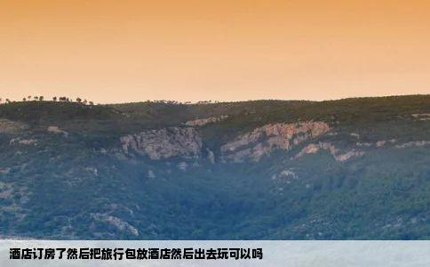 酒店订房了然后把旅行包放酒店然后出去玩可以吗