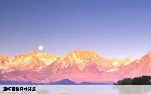 酒柜酒格尺寸好吗