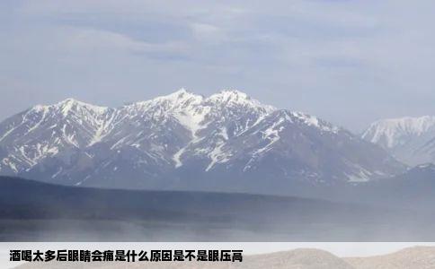 酒喝太多后眼睛会痛是什么原因是不是眼压高