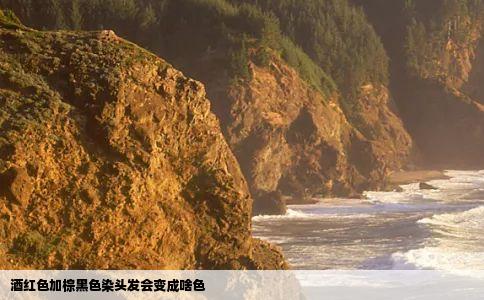 酒红色加棕黑色染头发会变成啥色
