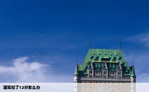 酒驾扣了12分怎么办