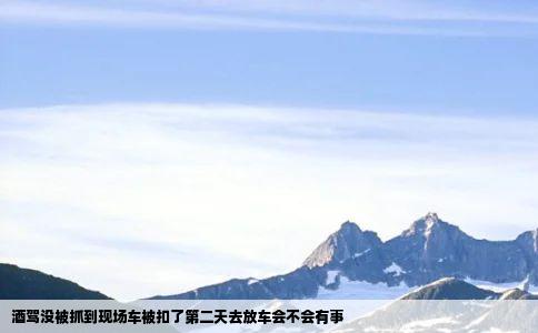 酒驾没被抓到现场车被扣了第二天去放车会不会有事