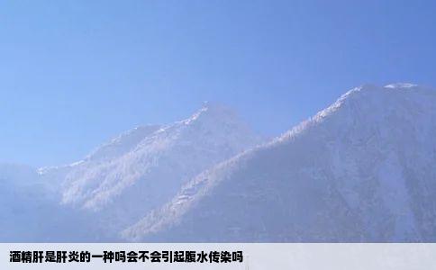 酒精肝是肝炎的一种吗会不会引起腹水传染吗