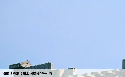酒精消毒液飞机上可以带50ml吗