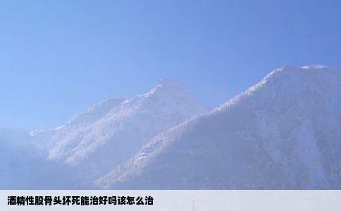 酒精性股骨头坏死能治好吗该怎么治