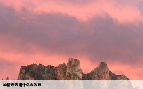 酒精着火用什么灭火器