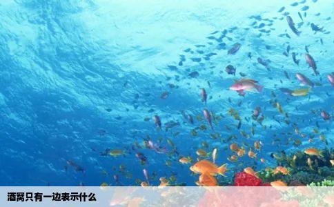 酒窝只有一边表示什么