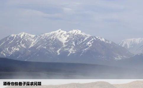 酒香也怕巷子深求问题