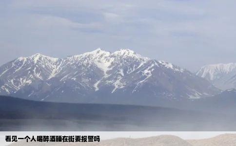 看见一个人喝醉酒睡在街要报警吗