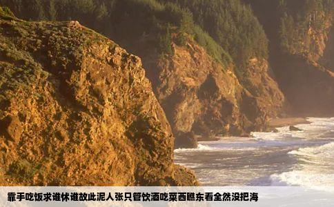 靠手吃饭求谁怵谁故此泥人张只管饮酒吃菜西瞧东看全然没把海