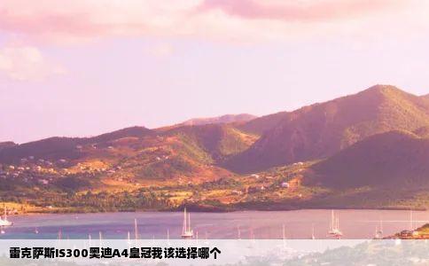 雷克萨斯IS300奥迪A4皇冠我该选择哪个