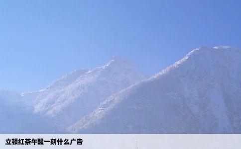 立顿红茶午醒一刻什么广告