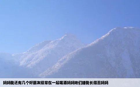 妈妈我还有几个好朋友经常在一起喝酒妈妈她们嫌我长得丑妈妈
