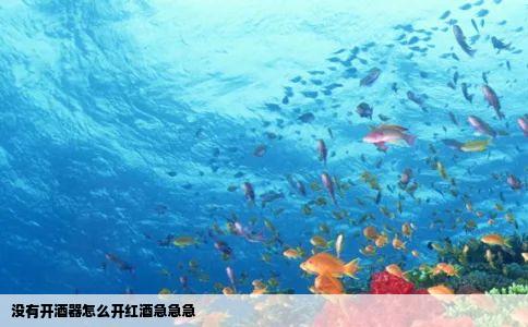 没有开酒器怎么开红酒急急急