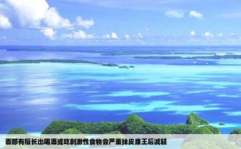 面部有痘长出喝酒或吃刺激性食物会严重抹皮康王后减轻