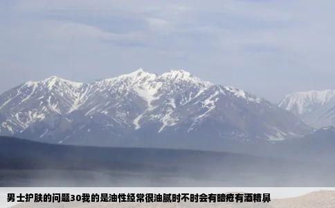 男士护肤的问题30我的是油性经常很油腻时不时会有暗疮有酒糟鼻