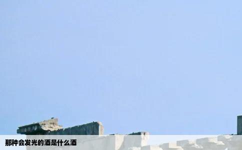 那种会发光的酒是什么酒